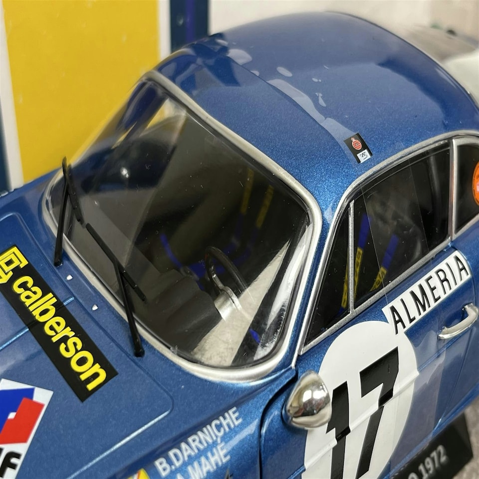image 1 of Alpine A110 1600S Rallye Montecarlo 1972 Darniche Mahe #17 1:18 Solido 1804206
