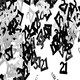 image 4 of 4 x 14g Black 21st Birthday Confetti