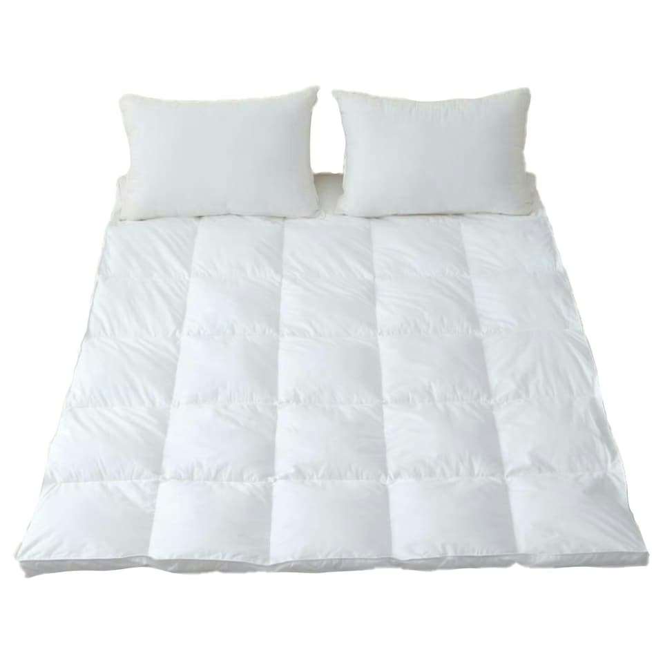 image 1 of Goose Feather and Down Mattress Topper Single