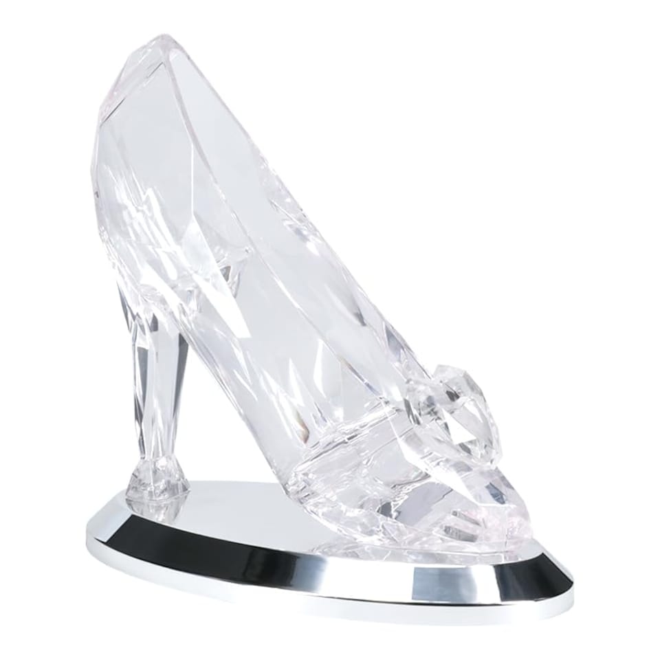 image 1 of Cinderella Glass Slipper Light, Disney Princess Night Light with Magical Glow & Standard Modes, Collectible Lamp Gift  Paladone