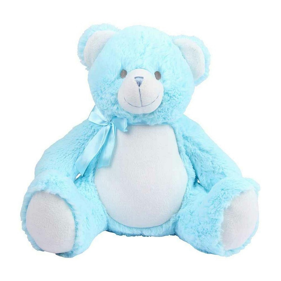 image 1 of Mumbles Bear Plush Toy - Blue - One Size