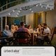 image 3 of Parasol Sunna - 250 x 250 cm with LED solar lighting, with protective cover Grey | Light Grey