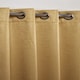 image 1 of Metro Thermal Blackout Eyelet Curtains 116cm x 137cm Ochre