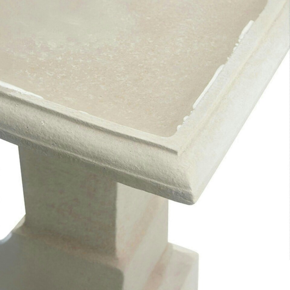 image 1 of Primrose Hatfield Cast Natural Stone Effect Outdoor Garden Bird Bath