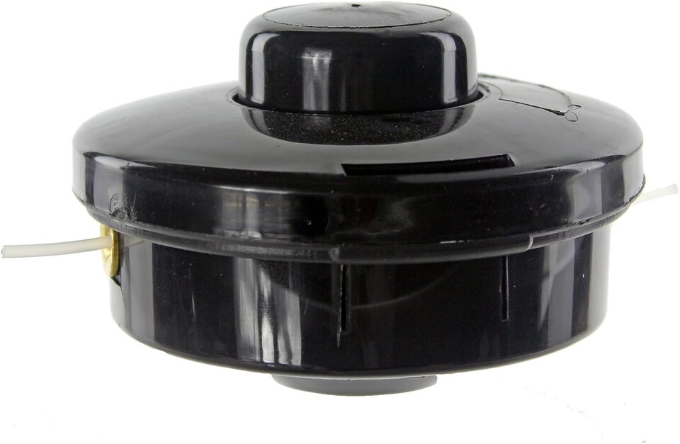 image 1 of SPARES2GO Dual 2 Line Bump Feed Spool Head compatible with Kawasaki Strimmer Trimmer Brushcutter