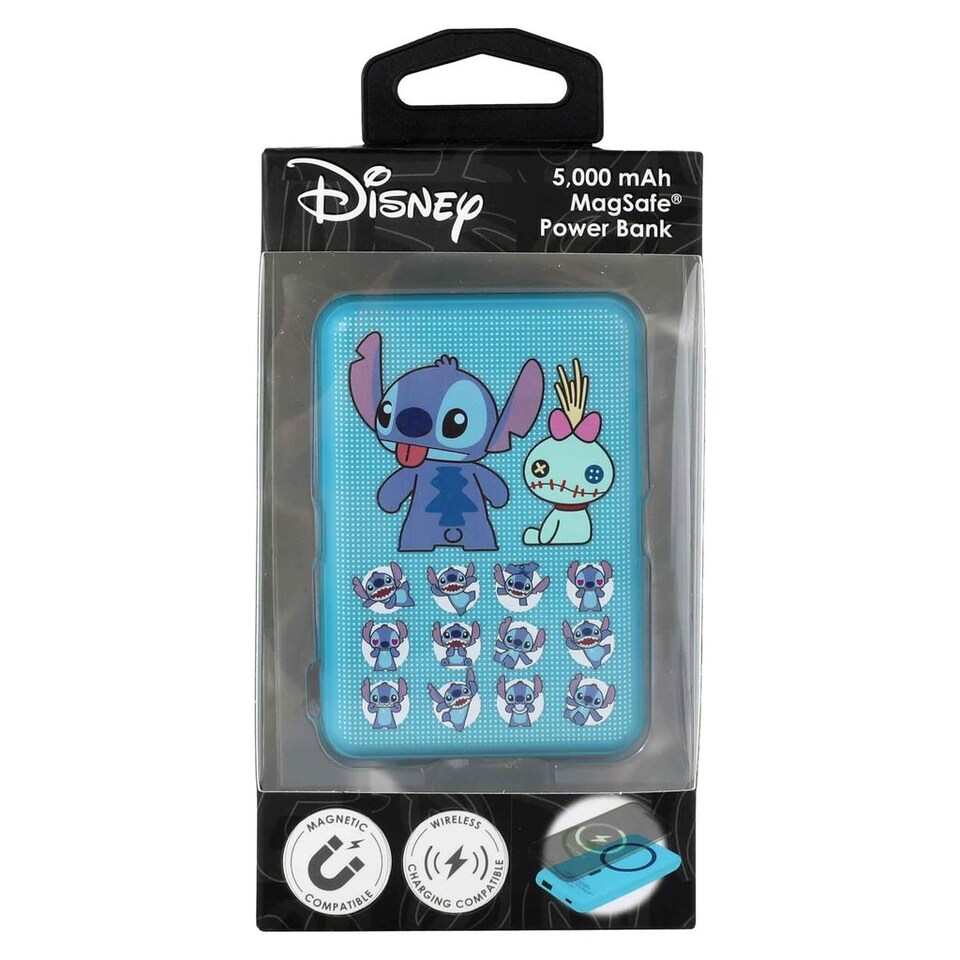 image 1 of Stitch 5000Mah Magnetic Power Bank Kawaii