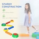 image 7 of Outsunny Eight-Piece Kids Stepping Stones w Non-Slip Surface & Bottom, for Kids