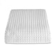 image 6 of Super King Size Waffle Throw Blanket Bedspread 250 x 260cm - 100% Cotton Grey | Dove Grey