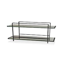Black Mirrored Cosmetic Organiser