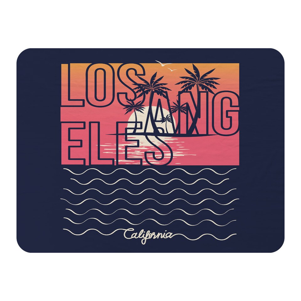 image 1 of Los Angeles Sunset Blanket | Multi