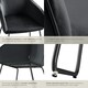 image 5 of Dining Chair Jeane - velvet look, cantilever frame - Set of 4 Black | Velvet Look Black/Black
