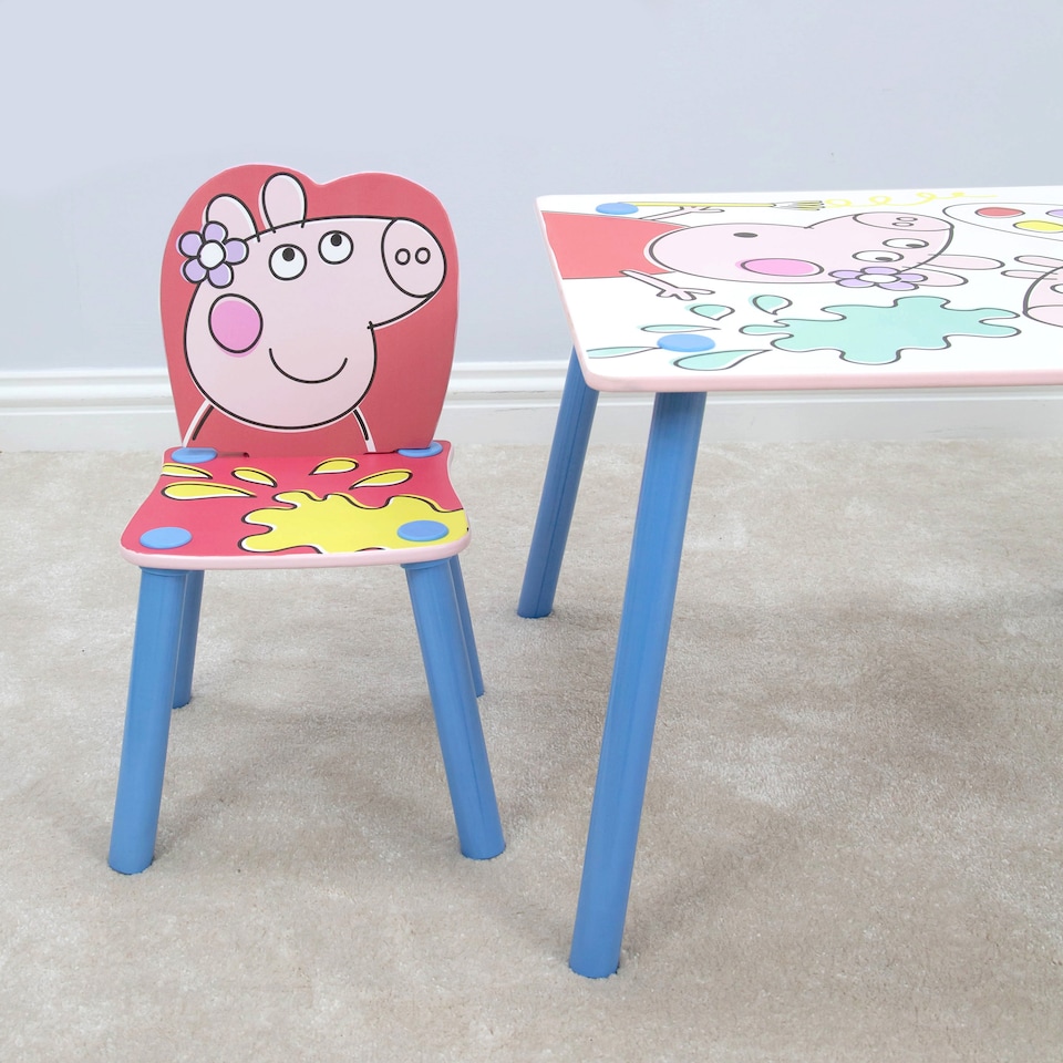 image 1 of Peppa Pig Playful Table And Chairs