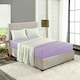 image 2 of Rosebud Flannelette Lilac King Sheet Set