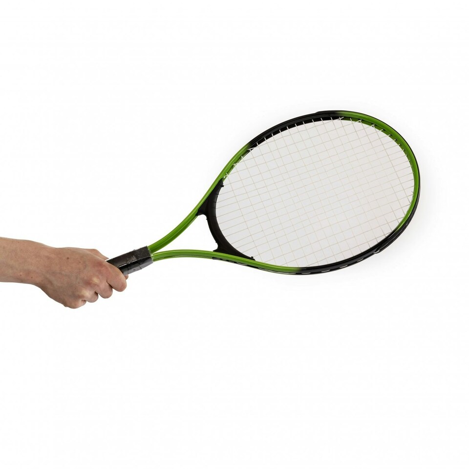 image 1 of Oypla 2 Player Junior Tennis Set with 23" Aluminium Rackets, Balls & Carry Bag