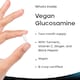 image 2 of Vegan Glucosamine Capsules + Vit C, Turmeric, Ginger 120 Capsules