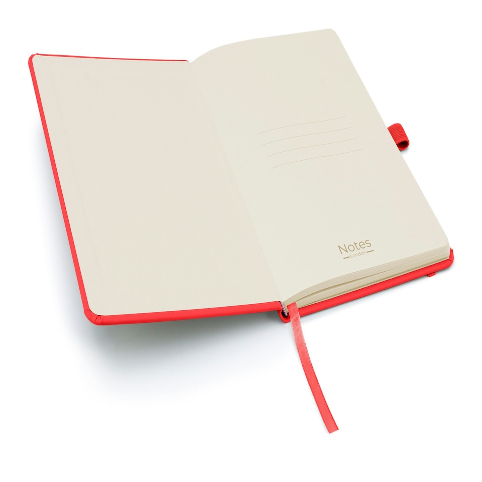 image 1 of Notes London A5 Wilson Lined Page Notebook Red