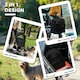 image 9 of PawHut 3 In 1 Pet Stroller, Detachable Dog Cat Travel Carriage - Black