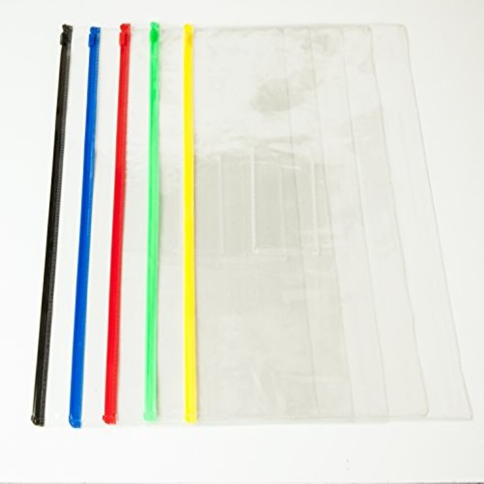 image 1 of Pack of 12 A3 Red Zip Zippy Bags