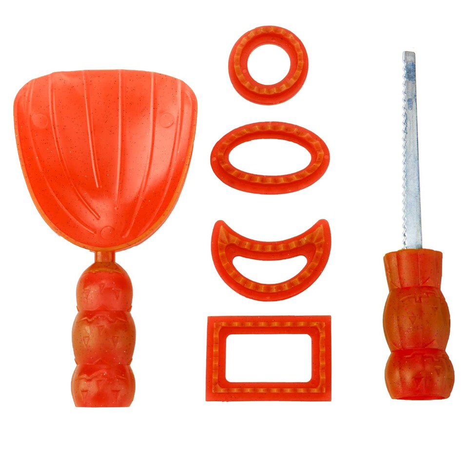 image 1 of VFM e-Store 6-Piece Halloween Pumpkin Carving Set - Carver, Scoop, 4 Cutting Shapes