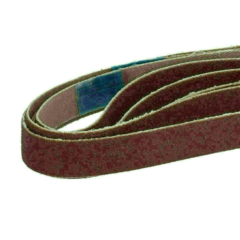 image 1 of Belt Power Finger File Sander Abrasive Sanding Belts 330mm x 10mm 120 Grit 10 PK