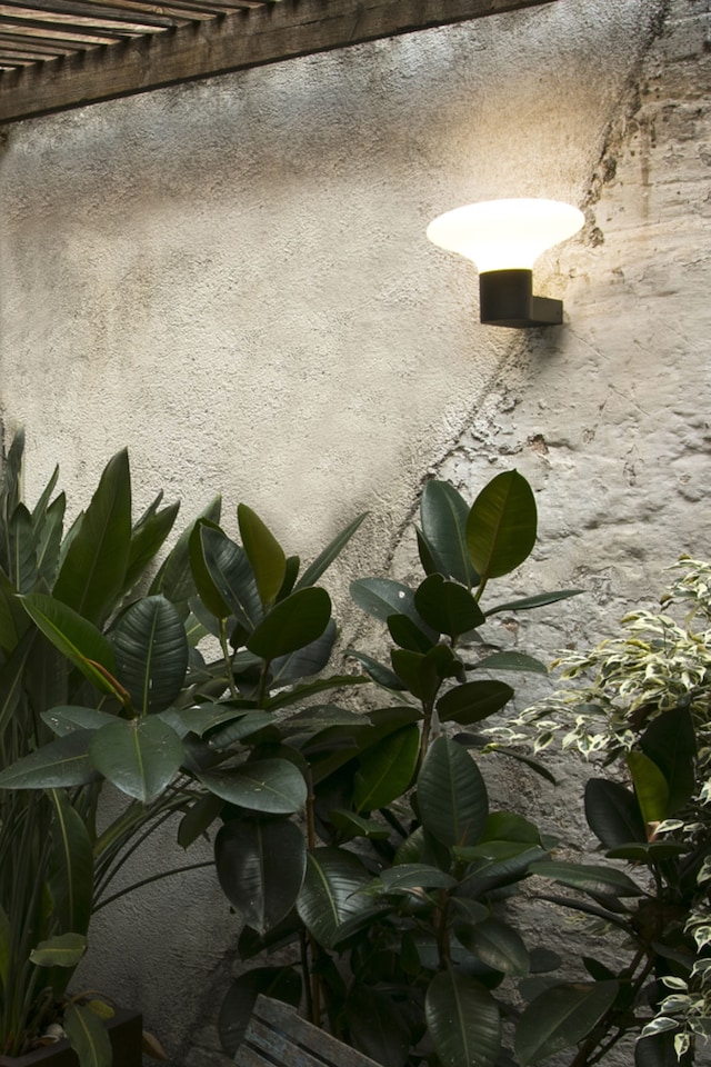 image 1 of Blubs Outdoor Modern Wall Lamp Dark Grey 1x E27 IP44