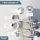 image 3 of Buckingham Stainless Steel 3 Piece Saucepan Set  Premium Quality | Silver