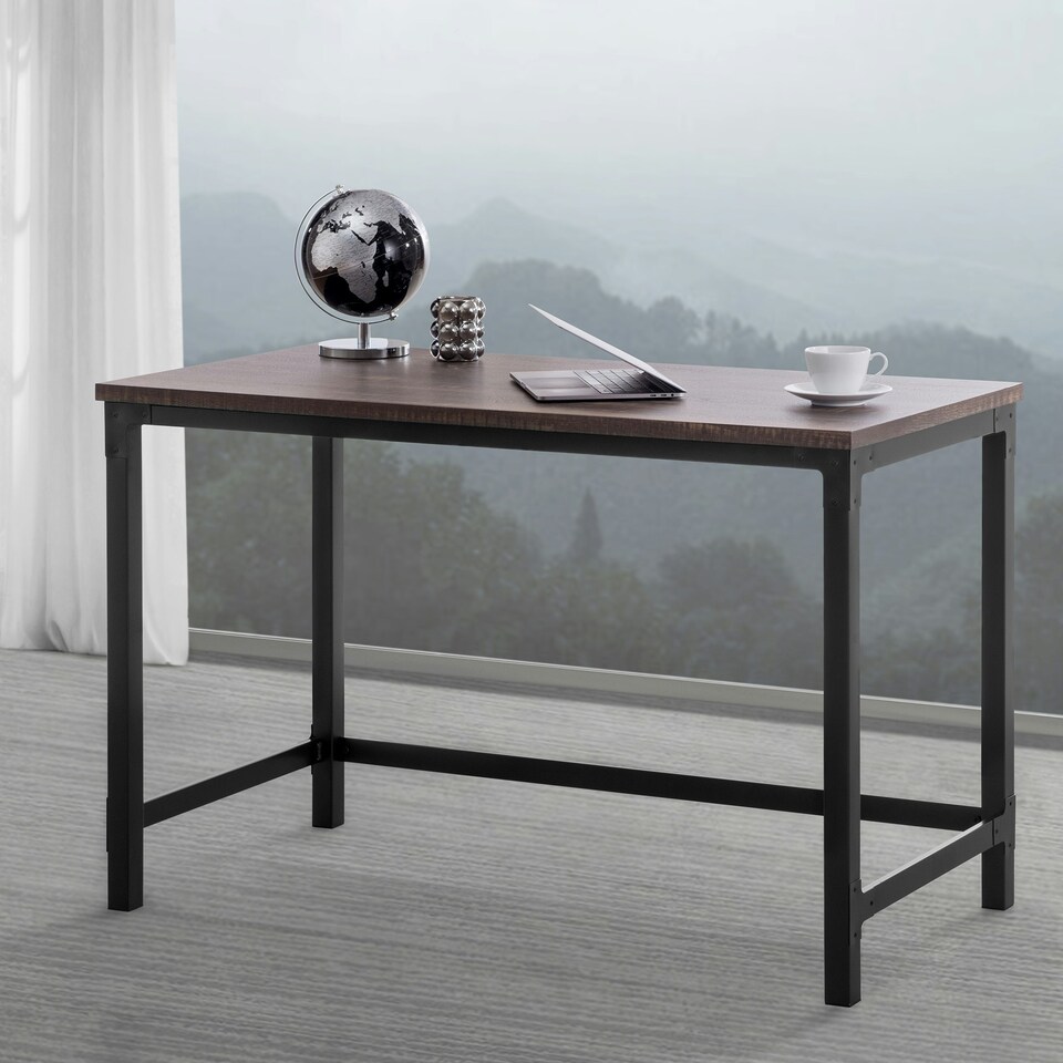 image 1 of Sunjoy Studio Space Hammerstein Desk Black | wood grain