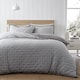 image 1 of Catherine Lansfield Cosy Nori Sherpa King Duvet Set Silver