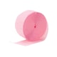 image 1 of Amscan Crepe Paper Roll Streamers - New Pink - One Size