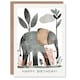 image 1 of Safari Nature Animal Cartoon Cute Kids Child Kids Birthday Card