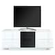 image 2 of Centurion Supports AVITUS ULTRA Remote Friendly BeamThru Gloss White with 4-White Drawers 32"-65" Flat Screen TV Cabinet White