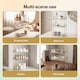 image 8 of ilus Makeup Organiser Modern Minimalist 3-Tier Cosmetic Storage Rack Beauty | White | White