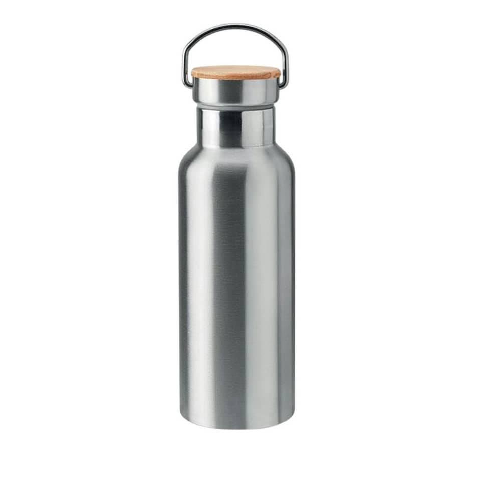 image 1 of MidOcean Helsinki 500ml Flask - Matt Silver - One Size Multi | One Size