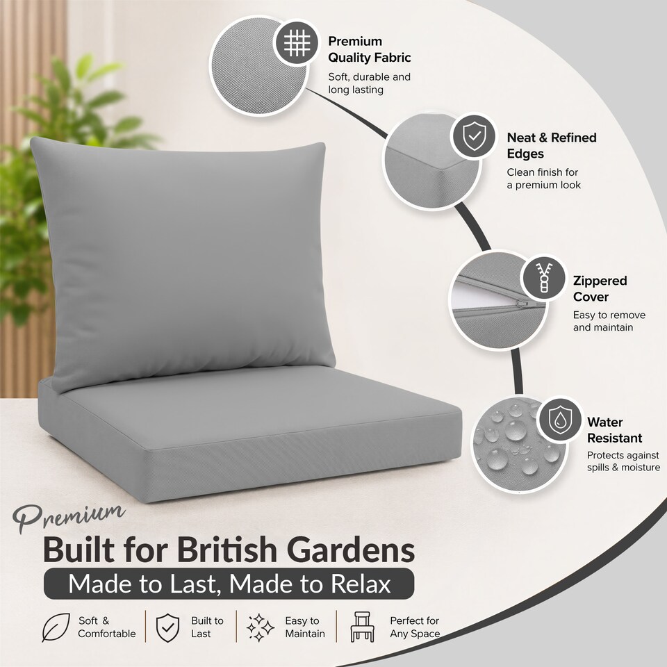 image 1 of Keter Allibert California Armchair Cushion Pad with Pillow