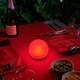 image 8 of Omniance Aurelia Rechargeable Wireless Table Lamp with Remote | Clear | Brass Base With Glass Shade