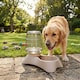 image 3 of Cat Dog Pet Feeder Automatic Water Dispenser Fountain Drinks Drinking Bowl Dish | Brown | Grey & Brown | 5.8 Litre | 1