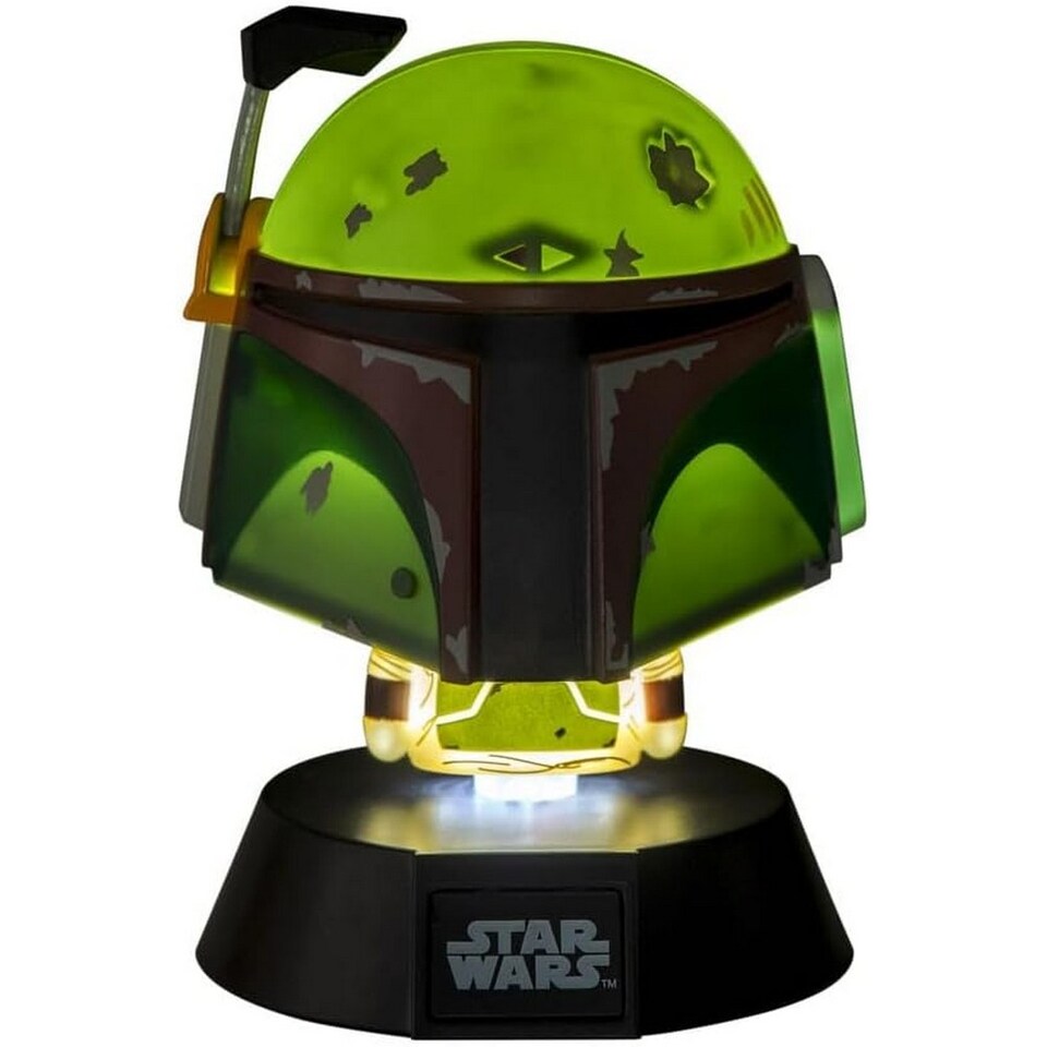 image 1 of Star Wars Boba Fett Icons Lamp | Multi | Multicoloured | One Size | 1