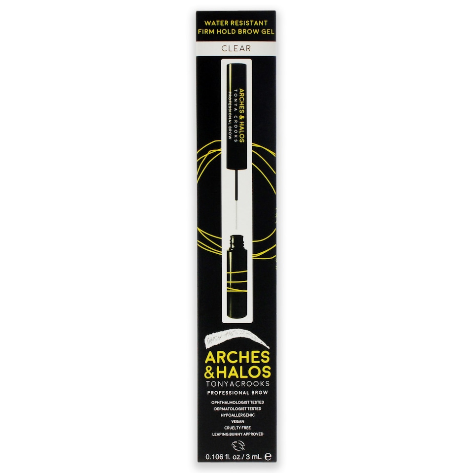 image 1 of Water Resistant Firm Hold Brow Gel - Clear by Arches and Halos for Unisex - 0.106 oz Gel