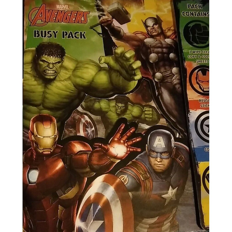 image 1 of Marvel Avengers Characters Activity Kit - Multicoloured - One Size