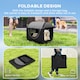 image 3 of PawHut Folding Fabric Soft Pet Crate Dog Cat Travel Carrier Cage | Black | One Size