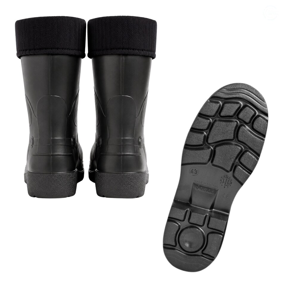 image 1 of Demar Farmer Men's EVA Rain Boots with Removable Insert, Black, EU 43