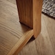 image 5 of Rustic Oak Coffee Table With Shelf Fully Assembled 105cm Wide x 50cm High x 55cm Deep