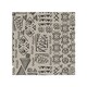 image 1 of Striped Egyptian Theme With Ethnic And Tribal Motifs Splash Back | White