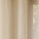 image 3 of Pair of Crete Natural Linen Look Voile Panels 137 cm (54 inch) Eyelet Panels for Bedroom and Living Room