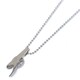 image 2 of Arsenal FC Stainless Steel Cannon Necklace & Pendant - Silver - One Size