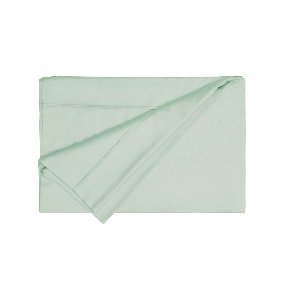 Belledorm 200 Thread Count Egyptian Cotton Flat Sheet - Thyme - Superking