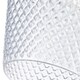 image 8 of Modern and Compact Diamond Design Clear Glass Pendant Lamp Shade - 17cm x 17cm | Clear