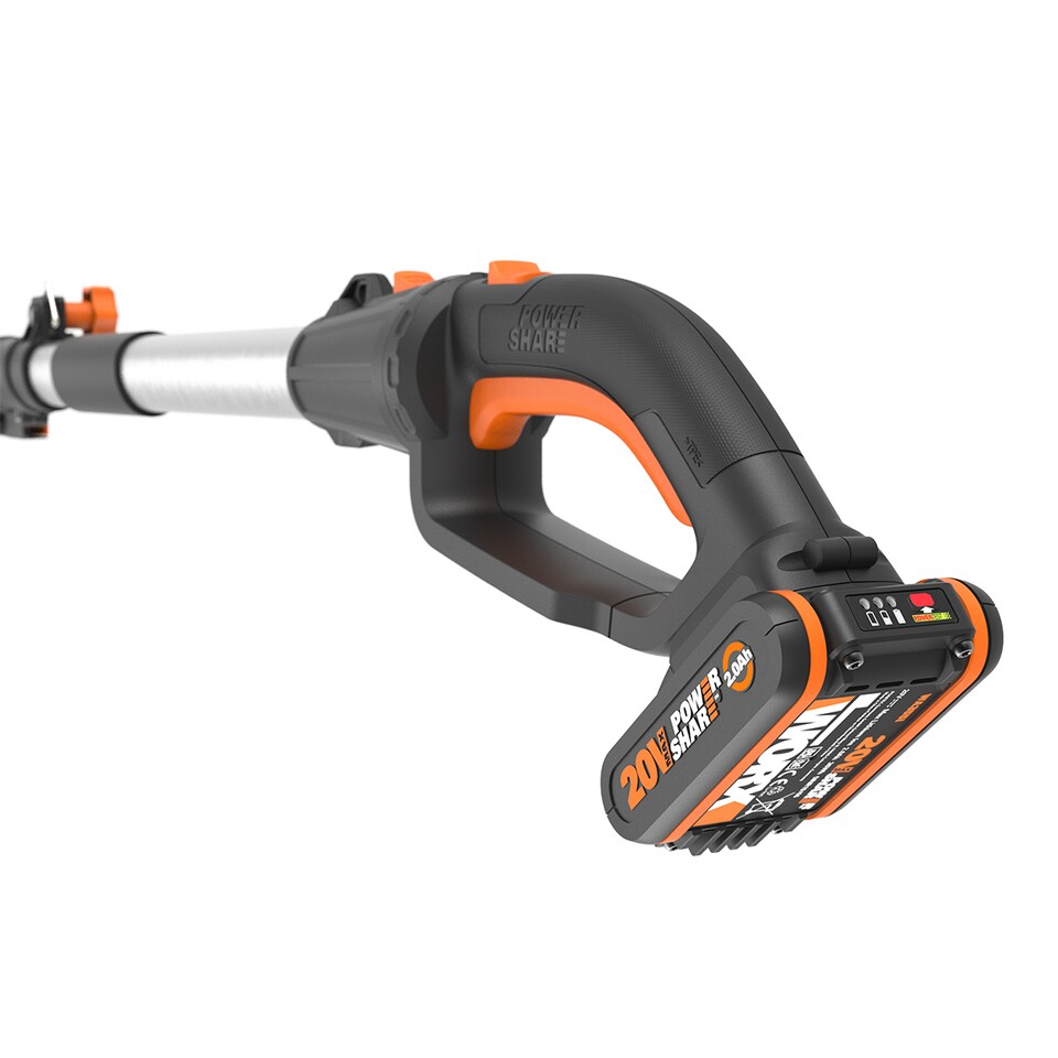 image 1 of WORX 20V 45cm Cordless Pole Hedge Trimmer WG252E
