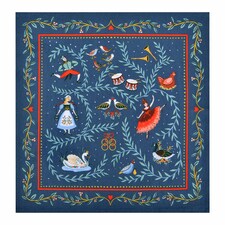 Ulster Weavers 12 Days of Christmas Napkins - 2 Pack Blue