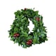 image 1 of 2m Christmas Holly with Red Berries Tinsel / Garland